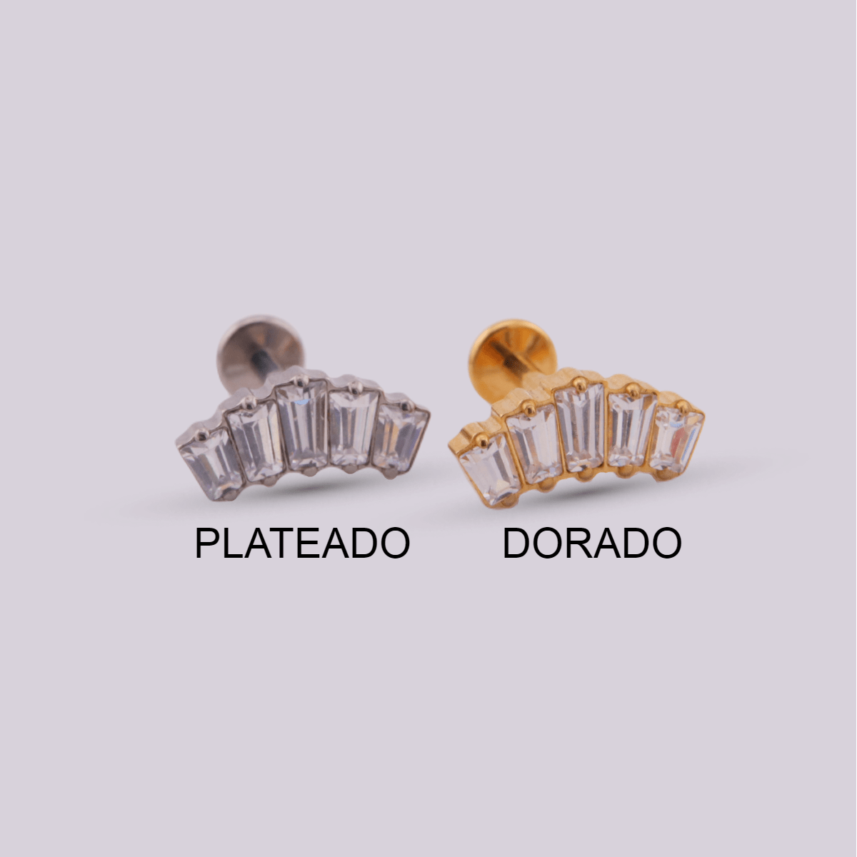Labret para Zona Helix - Diana - Helix Body Jewelry - Tienda Online de Piercings
