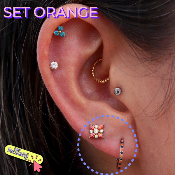 Set joyas oreja 