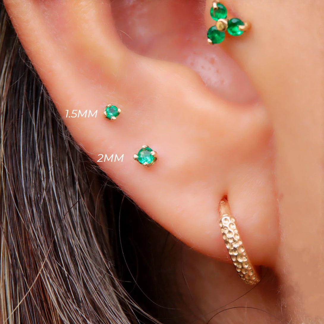 Arete para Oreja en Oro 18k