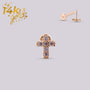 Joyas en oro para piercing - Cruz Luxury - Helix Body Jewelry - Tienda Online de Piercings