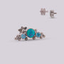 Labret en titanio Fancy - Helix Body Jewelry - Tienda Online de Piercings