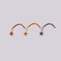 Piercings Nostril Point - Helix Body Jewelry - Tienda Online de Piercings
