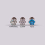 Labret en titanio en forma de Flor - Helix Body Jewelry - Tienda Online de Piercings