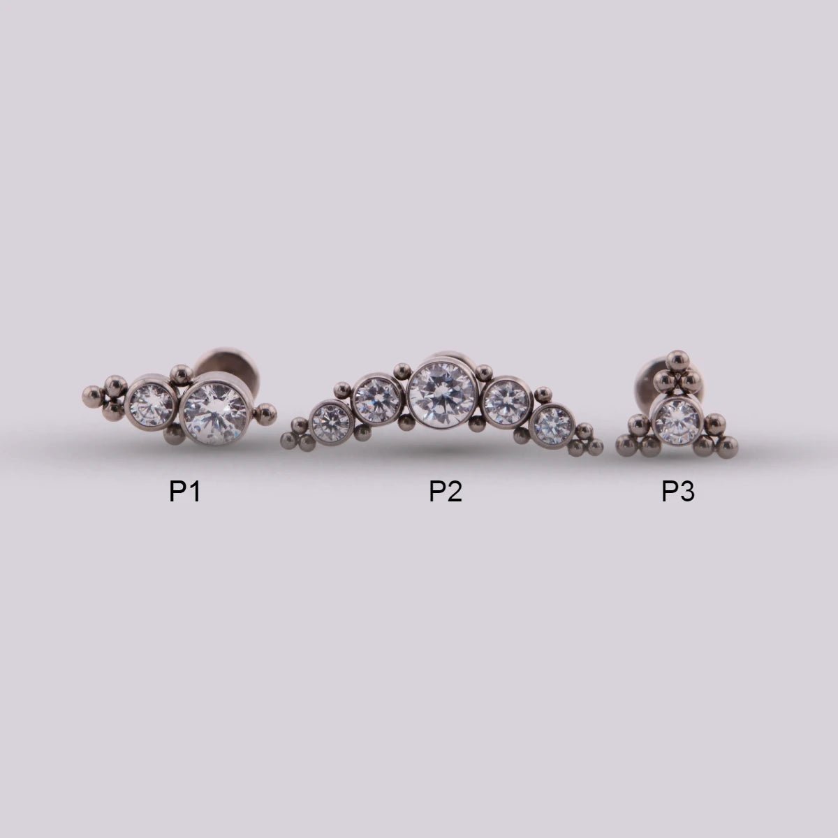 Colección de labrets Powerfull - Helix Body Jewelry - Tienda Online de Piercings