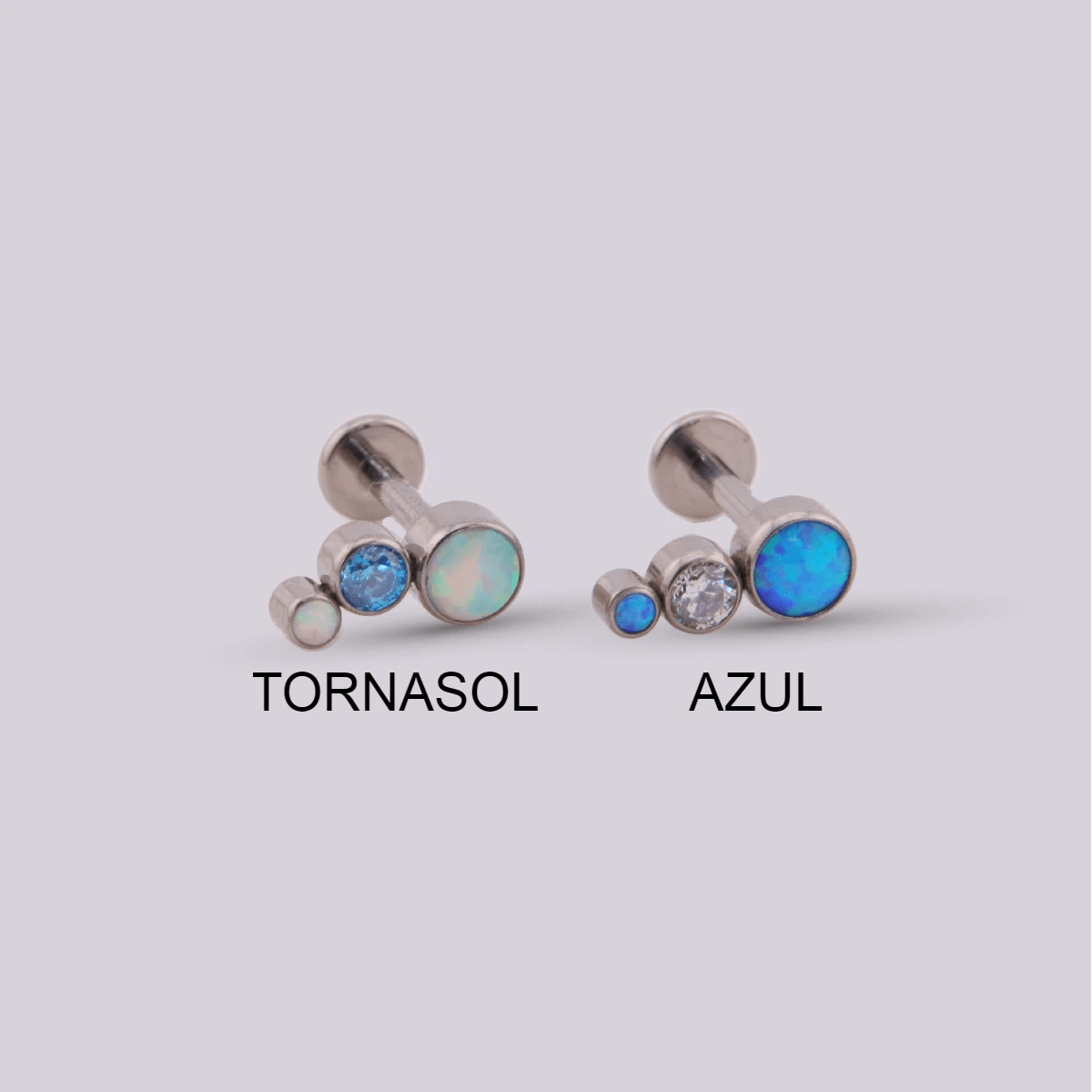 Labret en titanio Nilo - Helix Body Jewelry - Tienda Online de Piercings
