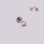Labret en titanio Mirror - Helix Body Jewelry - Tienda Online de Piercings