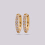 Arete dorado para Lóbulo en Titanio - Helix Body Jewelry - Tienda Online de Piercings