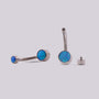Piercing Ombligo Opall Azul - Helix Body Jewelry - Tienda Online de Piercings