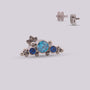 Labret en titanio Fancy - Helix Body Jewelry - Tienda Online de Piercings