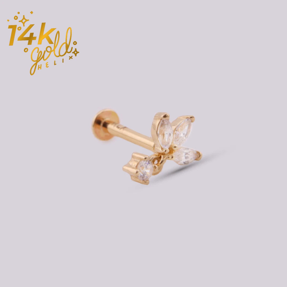 Joya para Piercing en Oro 14 Kilates