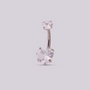 Piercing Ombligo Corazón Clear - Helix Body Jewelry - Tienda Online de Piercings