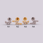 Joya para piercing Nova - Helix Body Jewelry - Tienda Online de Piercings