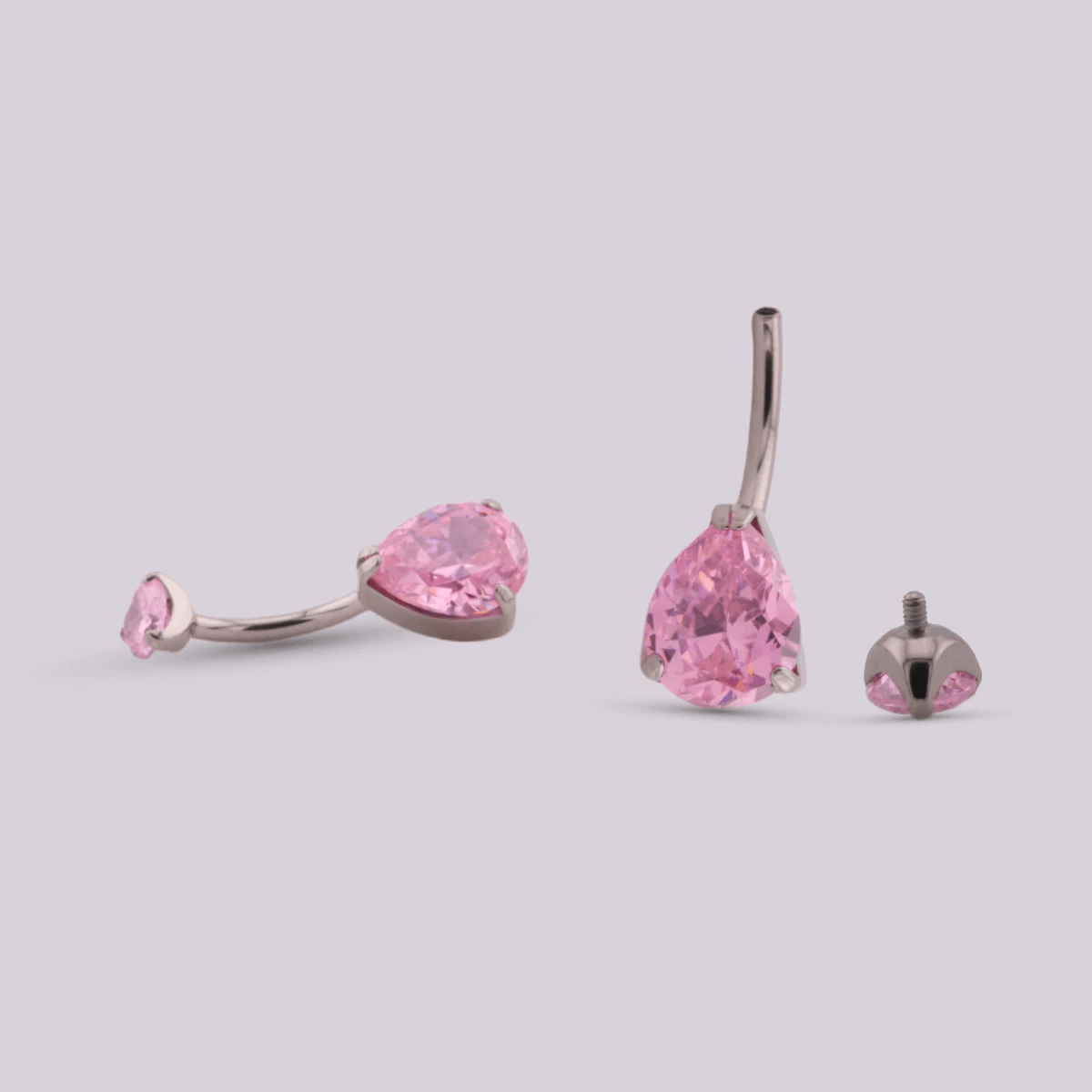 Piercing Ombligo Alba Pink - Helix Body Jewelry - Tienda Online de Piercings