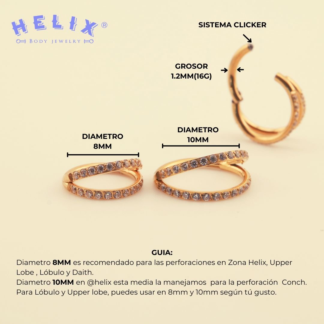 Joya para piercing Agata - Helix Body Jewelry - Tienda Online de Piercings