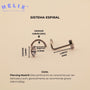 Nostril Marquesa - Helix Body Jewelry - Tienda Online de Piercings
