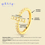 Aro con incrustaciones en zircón - Elyn - Helix Body Jewelry - Tienda Online de Piercings