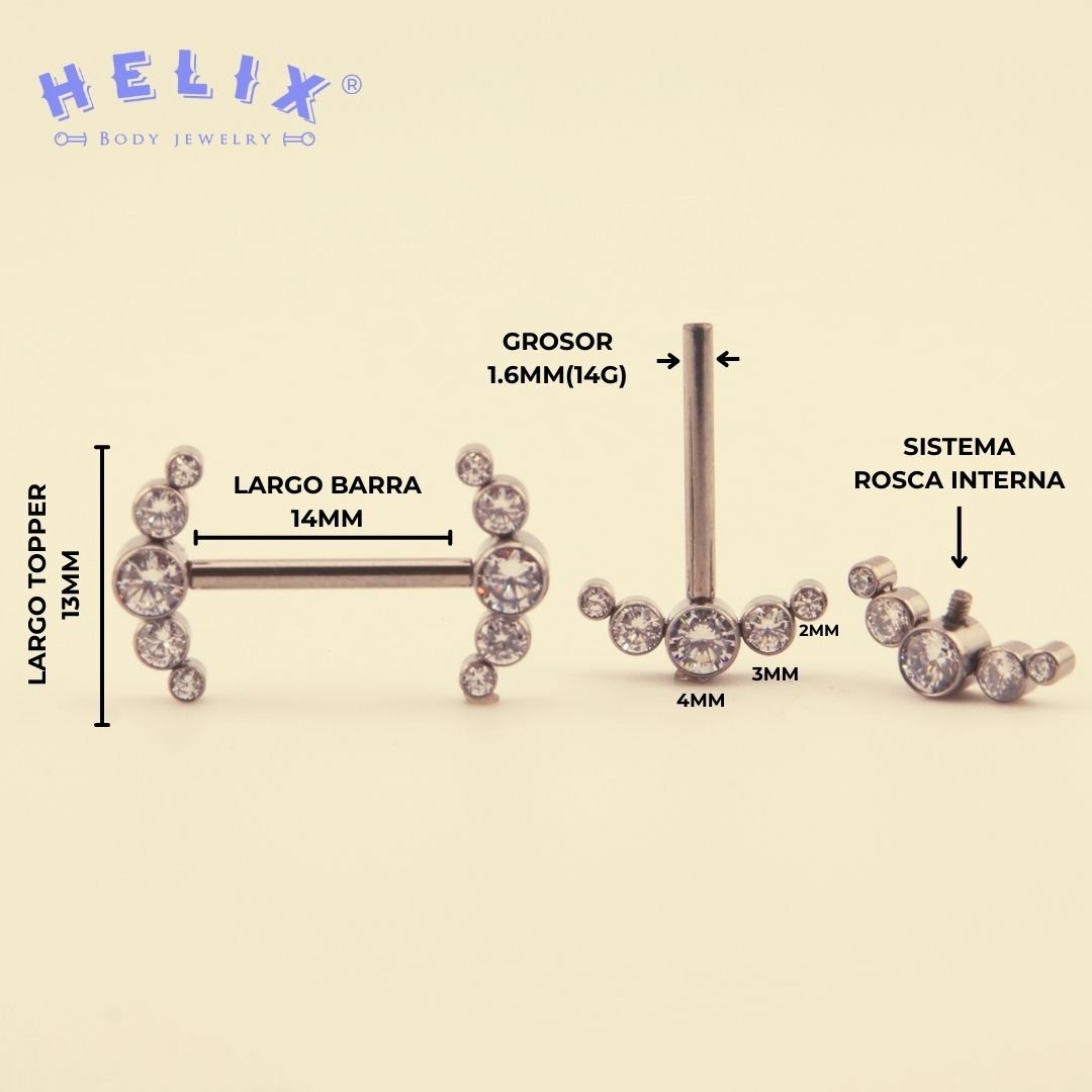 Nipple Anny - Helix Body Jewelry - Tienda Online de Piercings