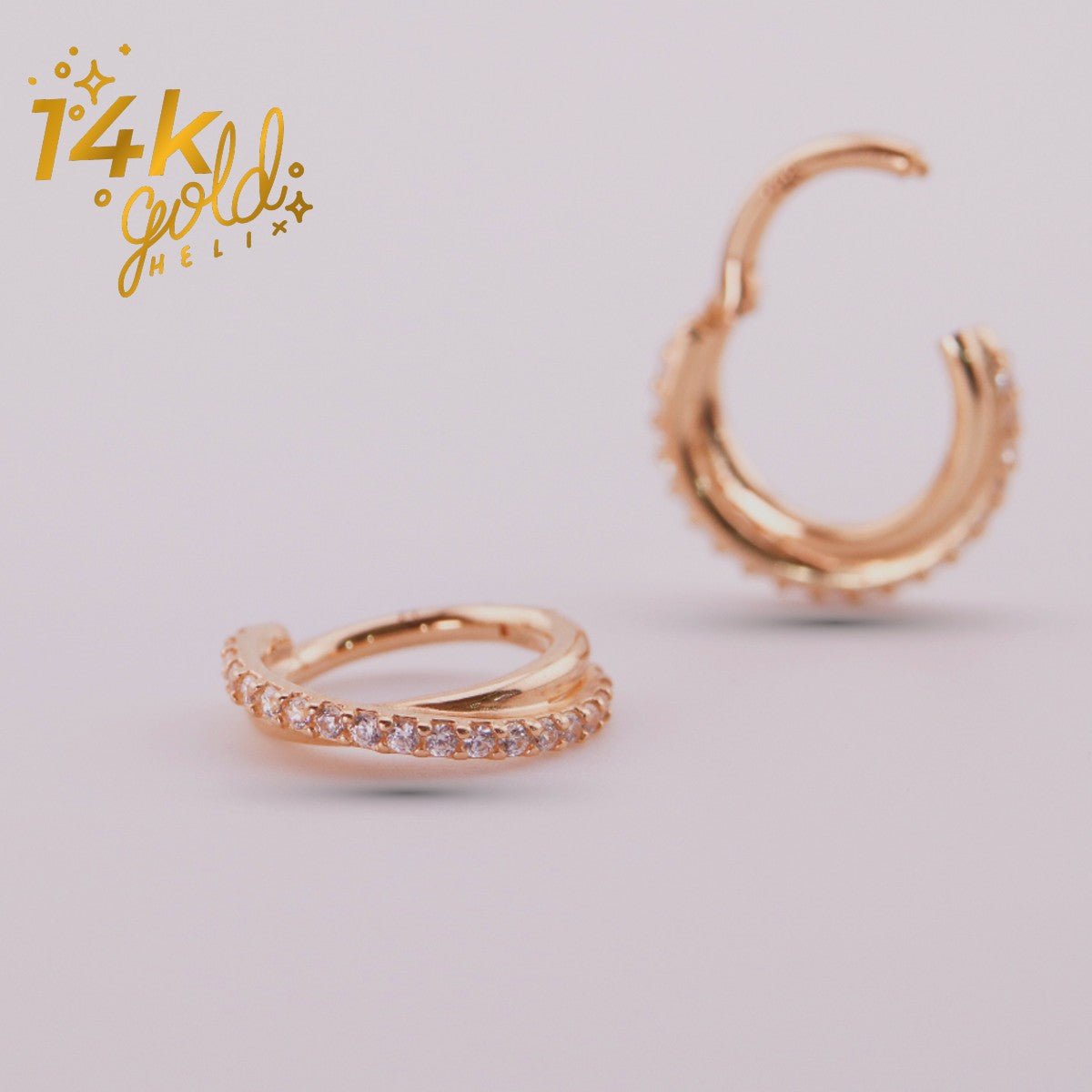 Luxury Amy | Oro 14k - Helix Body Jewelry - Tienda Online de Piercings