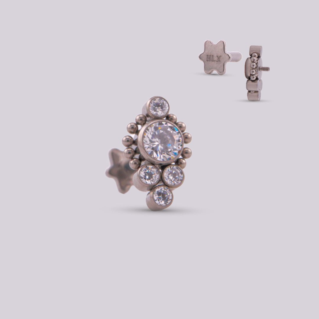 Joya para piercing en titanio Ariel - Helix Body Jewelry - Tienda Online de Piercings