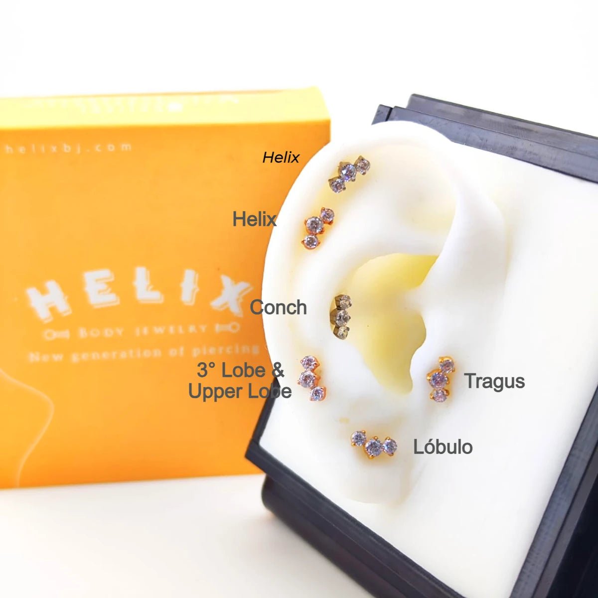Labret para piercing - Hidra - Helix Body Jewelry - Tienda Online de Piercings