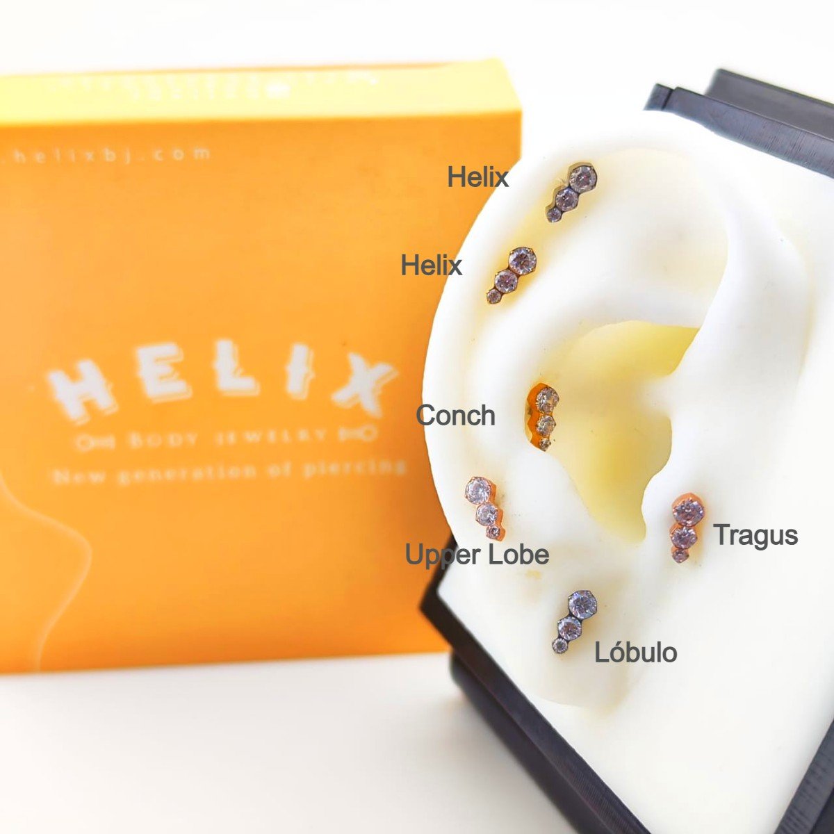 Joya para la oreja - Mina - Helix Body Jewelry - Tienda Online de Piercings