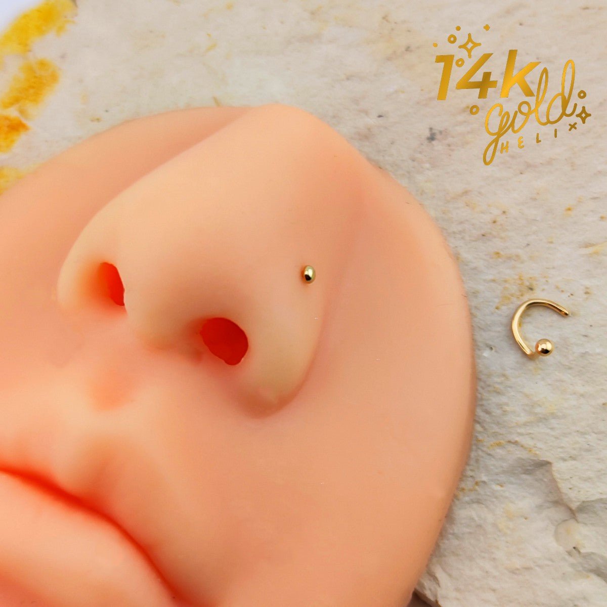 Piercing nariz Point | Oro 14k - Helix Body Jewelry - Tienda Online de Piercings