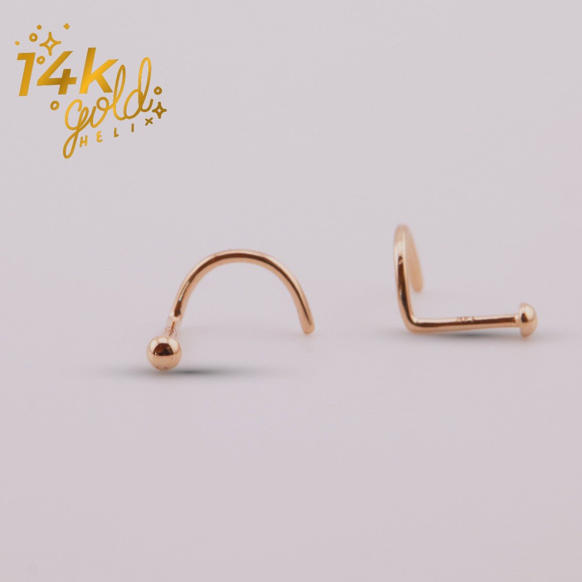 Piercing nariz Point | Oro 14k - Helix Body Jewelry - Tienda Online de Piercings