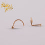 Piercing nariz Point | Oro 14k - Helix Body Jewelry - Tienda Online de Piercings