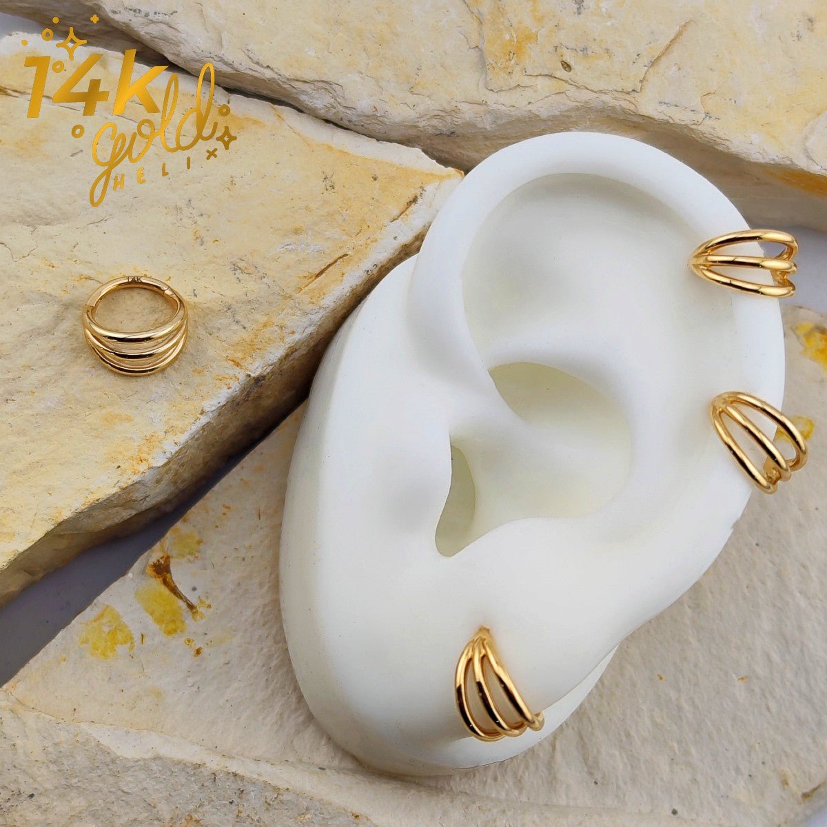 Luxury Cleo | Oro 14k - Helix Body Jewelry - Tienda Online de Piercings