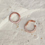 Aro zirconia Oro Rosa - Helix Body Jewelry - Tienda Online de Piercings