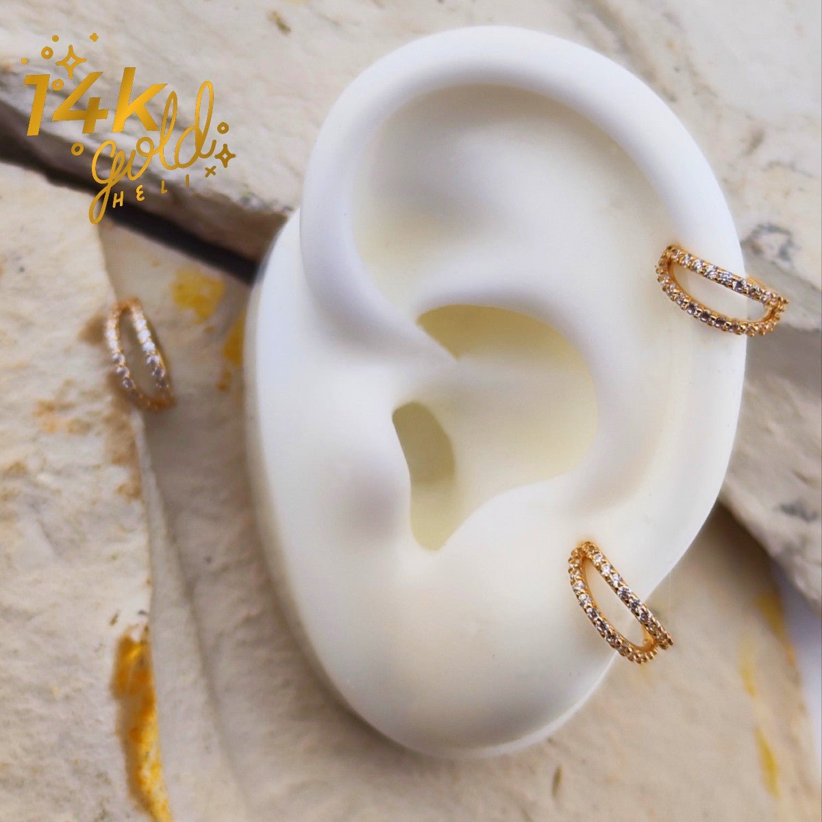 Luxury Agata | Oro 14k - Helix Body Jewelry - Tienda Online de Piercings