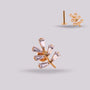 Labret Laurel Titanio Rama | Piercing Helix & Lóbulo - Helix Body Jewelry - Tienda Online de Piercings