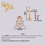 Arete en oro solido 14K con cristales Swarovski - Rigel - Helix Body Jewelry - Tienda Online de Piercings