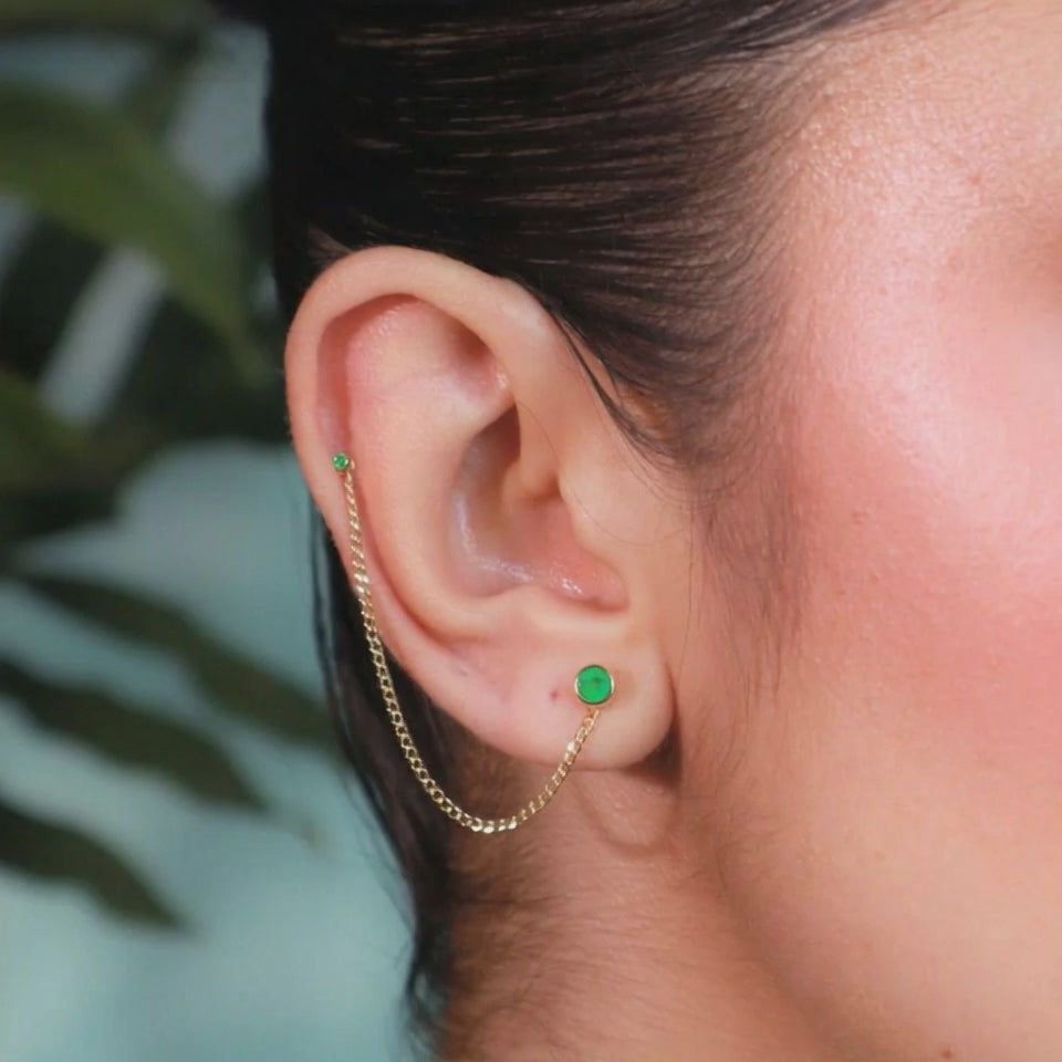 Cadena Cubana Oro Italiano 70mm