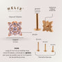 Labret Primavera Dorada Titanio | Helix, Tragus, Conch - Helix Body Jewelry - Tienda Online de Piercings