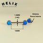 Piercings Pezón Venus Azul - Helix Body Jewelry - Tienda Online de Piercings