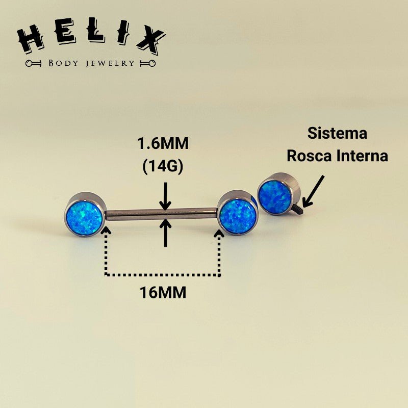 Piercings Pezón Venus Azul - Helix Body Jewelry - Tienda Online de Piercings