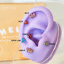 Joya en titanio Golden - Helix Body Jewelry - Tienda Online de Piercings