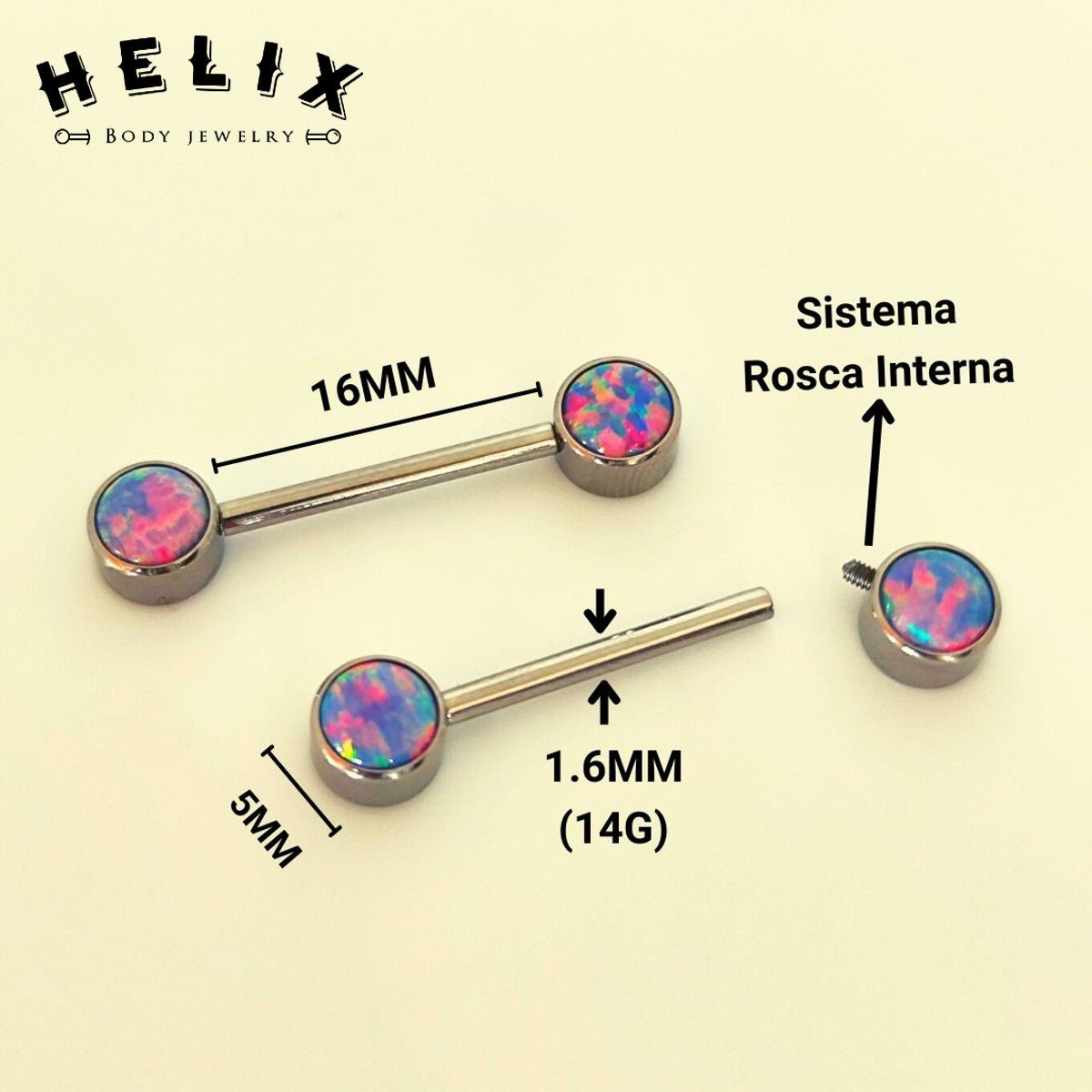 Piercing de Pezón Sunset - Helix Body Jewelry - Tienda Online de Piercings